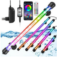 Produktbild von Jibenhome LED Aquarium Beleuchtung RGB mit Fernbedienung und App-Steuerung für Süßwasser und Salzwasser