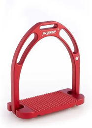 Produktbild von Jin Stirrup Steigbügel aus Aluminium in Silber und Rot