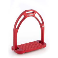 Produktbild von Jin Stirrup Steigbügel aus Aluminium in Silber und Rot
