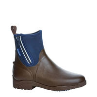 Produktbild von Jodhpur-Mud Boots CALGARY Reitstiefel aus Neopren wasserdicht braun/blau Größe 36 EU