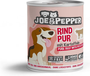 Produktbild von Joe & Pepper Hundefutter Adult Rind mit Kartoffeln Stückchen in Sauce getreidefrei 6x800g
