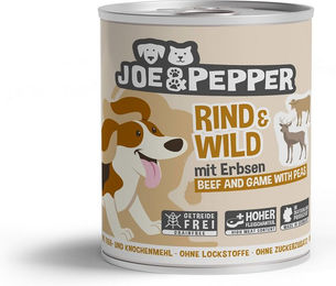 Joe & Pepper Hundefutter Nassfutter Rind & Wild mit Erbsen getreidefrei Adult 6x800g - 6 x 800 g – Bild 1 von 4