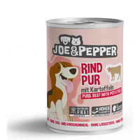Produktbild von Joe & Pepper Hundefutter Rind mit Kartoffeln Stückchen in Sauce Getreidefrei Adult 6x400g