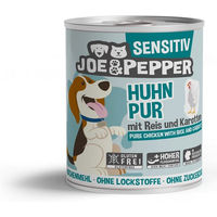 Produktbild von Joe & Pepper Hundefutter Sensitiv Huhn pur mit Reis und Karotten Adult Getreidefrei 6x800g