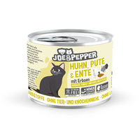 Produktbild von Joe & Pepper Katzenfutter Adult Huhn Pute Ente mit Erbsen getreidefrei 6x200g