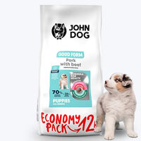 Produktbild von JOHN DOG Good Form Getreidefreies Welpentrockenfutter mit Schwein und Rind 12kg