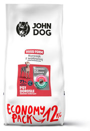 JOHN DOG Good Form Trockenfutter für erwachsene Hunde Mittel und Groß Rind Huhn Glutenfrei – Bild 1 von 1
