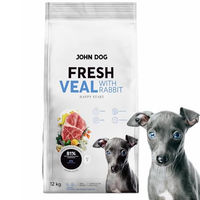 Produktbild von JOHN DOG Happy Start Welpenfutter Trockenfutter mit Kalb und Kaninchen getreidefrei 12kg