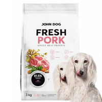 Produktbild von JOHN DOG Premium Trockenfutter für erwachsene Hunde mit Schwein getreidefrei und hypoallergen 3kg