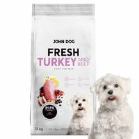 Produktbild von JOHN DOG Premium Trockenfutter für Hunde Adult mit Pute und Rind getreidefrei und hypoallergen 12kg