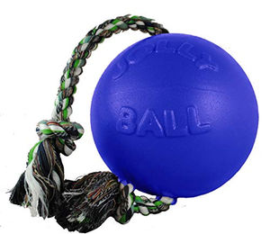 Jolly Hundespielzeug Ball Romp-n-Roll Blau Größe M - 15 cm – Bild 1 von 5