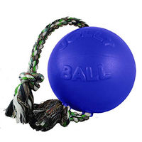 Produktbild von Jolly Hundespielzeug Ball Romp-n-Roll Blau Größe M - 15 cm
