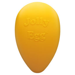 Jolly Hundespielzeug Egg aus Kunststoff Gelb Größe XL - 20 cm – Bild 1 von 3