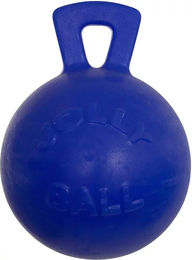 Jolly Hundespielzeug Tug-n-Toss Ball aus Gummi Blau Größe M - 15 cm – Bild 1 von 7
