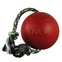 Produktbild von Jolly Pets Hundespielzeug Ball Romp-n-Roll aus Gummi in Rot für alle Altersstufen - 1 Stk.