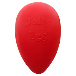 Jolly Pets Hundespielzeug Egg Ball Rot Größe S aus Kunststoff - 20 cm – Bild 1 von 10