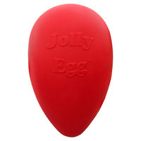 Produktbild von Jolly Pets Hundespielzeug Egg Ball Rot Größe S aus Kunststoff - 20 cm