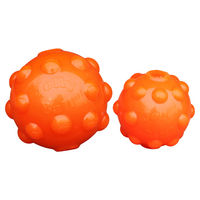 Produktbild von Jolly Pets Hundespielzeug Jumper Ball aus Gummi Orange Größe M - 10 cm