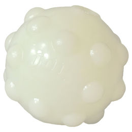 Produktbild von Jolly Pets Hundespielzeug Jumper Ball Glow in the Dark aus Gummi Weiß 7,5 cm - 7,5 cm