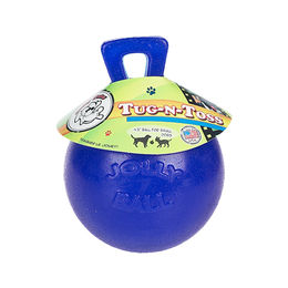 Jolly Pets Hundespielzeug Tug-n-Toss Ball aus Kunststoff Rot Größe L - 20 cm – Bild 1 von 8