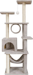 JooTech Kratzbaum für Katzen mit Höhle und 7 Ebenen in Grau 155 cm hoch – Bild 1 von 1