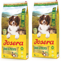 Produktbild von Josera A/S Adult Hundefutter mit Ente und Kartoffel getreidefrei für alle Größen