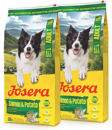 Josera A/S Adult Hundefutter mit Lachs und Kartoffel getreidefrei und monoprotein – Bild 1 von 3