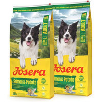 Produktbild von Josera A/S Adult Hundefutter mit Lachs und Kartoffel getreidefrei und monoprotein