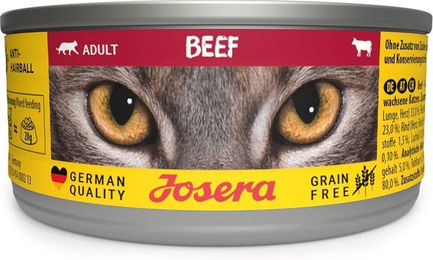 Josera Adult Beef Nassfutter für Katzen mit Rind und Schwein getreidefrei 12 x 85 g - 12 x 85 g – Bild 1 von 5