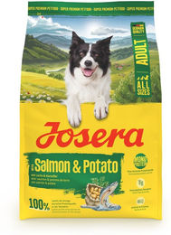 Josera Adult Lachs & Kartoffel Getreidefreies Monoprotein Hundefutter für Erwachsene 9 kg – Bild 1 von 5