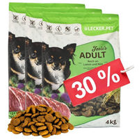 Produktbild von Josera Adult Lamm Sensitive Hundefutter Trockenvollnahrung 12 kg - 3 x 4 kg