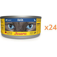 Produktbild von Josera Adult Nassfutter Ente für Katzen 24x85g getreidefrei