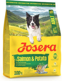 Josera Adult Salmon & Potato Getreidefreies Hundetrockenfutter für alle Größen 900 g – Bild 1 von 7