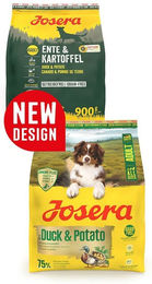Produktbild von Josera All Sizes Adult Hundefutter Ente und Kartoffel getreidefrei 2x12,5 kg