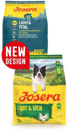 Produktbild von Josera All Sizes Adult Light und Vital Hundefutter zur Gewichtsreduktion 2x12,5 kg