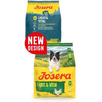 Produktbild von Josera All Sizes Adult Light und Vital Hundefutter zur Gewichtsreduktion 2x12,5 kg