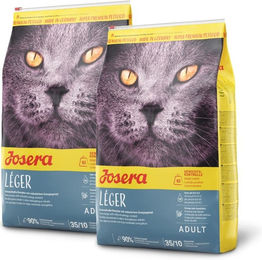 Produktbild von Josera Cat Léger Geflügel Katzenfutter für kastrierte Senioren zur Gewichtsreduktion 20 kg - 2 x 10 kg