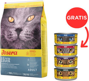 Produktbild von Josera Cat Leger Trockenfutter Geflügel für Senior Katzen zur Gewichtskontrolle 10 kg