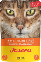 Josera Cat Soup Huhn mit Karotte und Spinat für Katzen Adult 16 x 70 g - 16 x 70 g – Bild 1 von 4