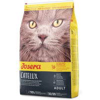 Produktbild von Josera Catelux Katzenfutter Ente 2x10kg zur Unterstützung von Haut, Fell und Haarballen-Kontrolle