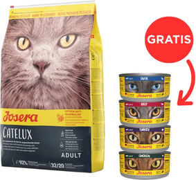 Produktbild von Josera Catelux Katzenfutter mit Geflügel und Ente 10 kg