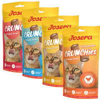 Produktbild von Josera Crunchies Katzen Leckerlis mit Lachs für erwachsene Katzen zur Unterstützung der Haarballenreduktion 60 g - 60 g