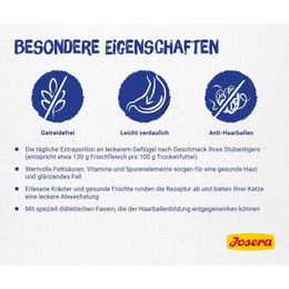 Produktbild von Josera Daily Cat Adult Geflügel Sensitive Nassfutter für Katzen mit Haut & Fell Unterstützung 8x400 g - 8 x 400 g