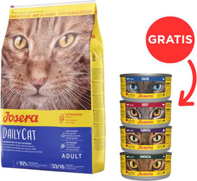 Produktbild von Josera Daily Cat Geflügel Katzenfutter für Adult mit Anti-Haarball und Verdauungsunterstützung 10 kg