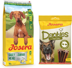 Josera Daily Menu Adult Trockenhundefutter Lachs mit Truthahn und Apfel 12,5 kg – Bild 1 von 3