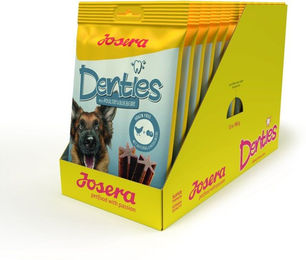 Josera Denties Zahnpflege-Snack für erwachsene Hunde Geflügel und Blaubeere getreidefrei und ohne Zucker 13 x 180 g - 13 x 180 g – Bild 1 von 8