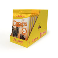 Produktbild von Josera Denties Zahnpflege-Snack für erwachsene Hunde mit Ente und Karotte getreidefrei 2340g - 13 x 180 g
