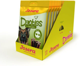 Josera Denties Zahnpflege-Snack für erwachsene Hunde mit Truthahn und Apfel, getreidefrei und zuckerfrei, 13 x 180 g - 13 x 180 g – Bild 1 von 7