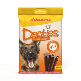 Josera Denties Zahnpflege-Snack für Hunde mit Ente und Karotte 7x180g – Bild 1 von 2