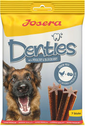 Josera Denties Zahnpflege-Snack für Hunde mit Geflügel und Blaubeeren getreidefrei 180 g - 13 x 180 g – Bild 1 von 9